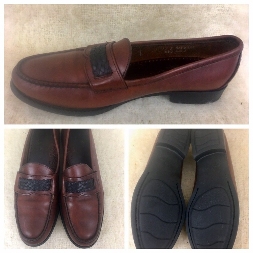 Sebago Loafers Womens leather Slip On Brown size 12 M made in USA